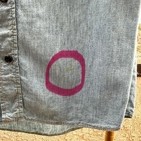 Vintage 1960's- Levi's Classic Blue Button Down Shirt